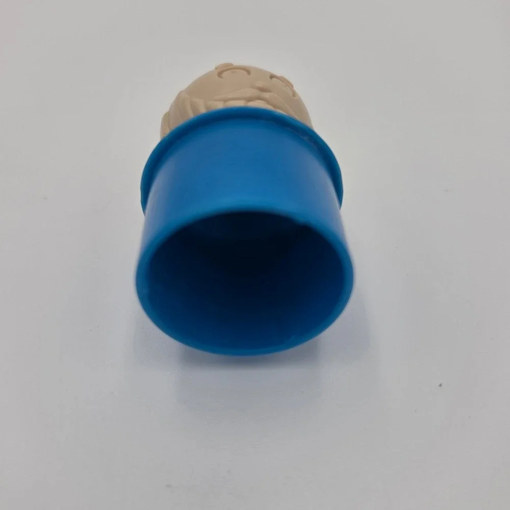 Vintage Tuppertoys Noah Figure Blue Tan Dart Ind 1735B-3 Replacement Piece